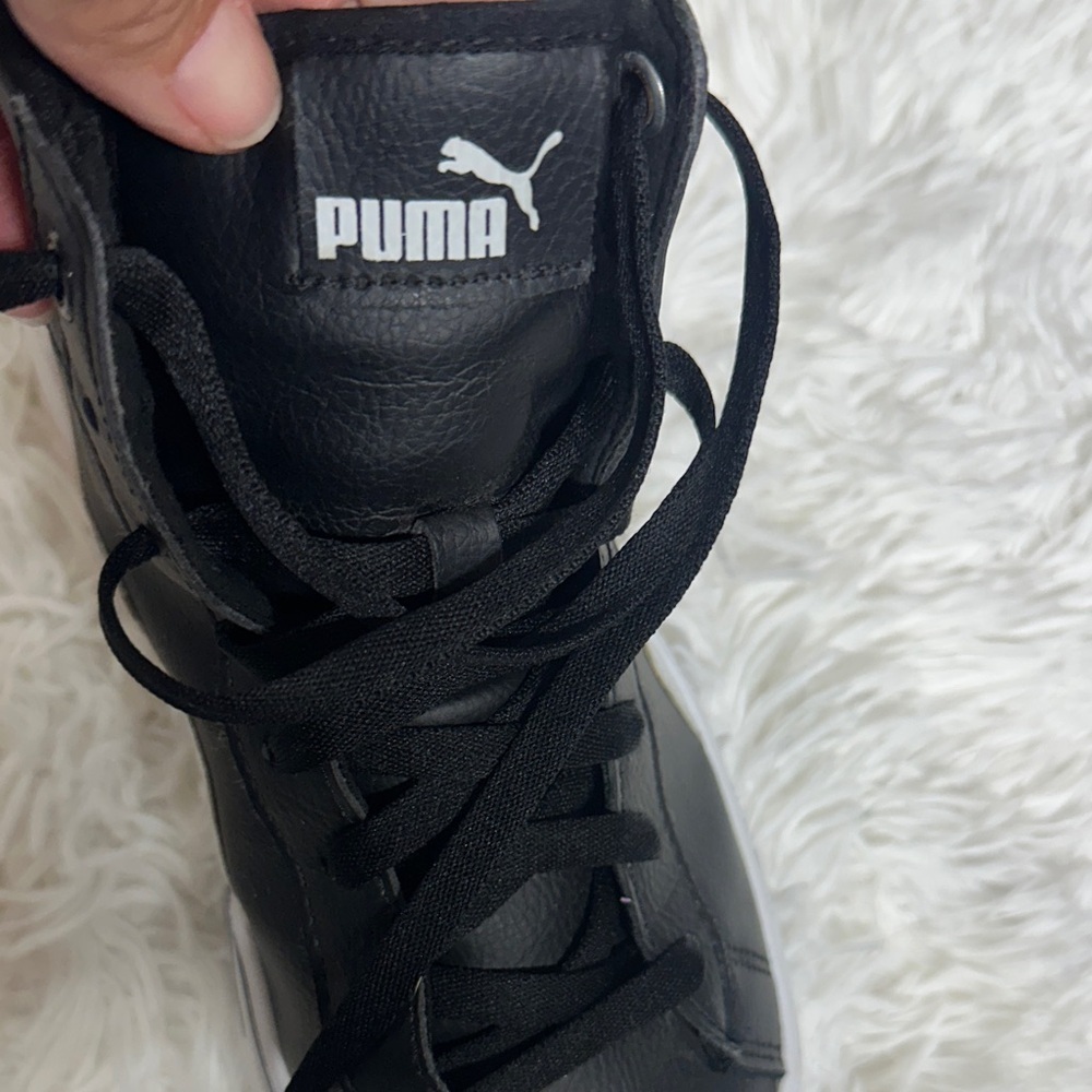 PUMA Kaia Leather high top platform sneaker Excellent Condition Sz8 - Picture 12 of 14